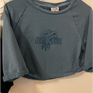 cropped gymshark t-shirt